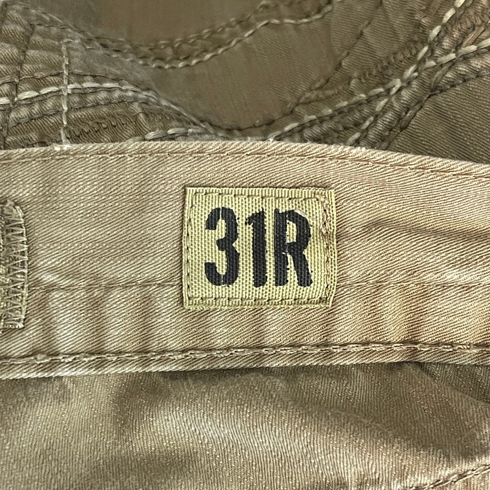 BKE Fulton Straight Leg Mens 31x31 100% Cotton Tan Khaki Pants Zip *READ - Picture 3 of 14